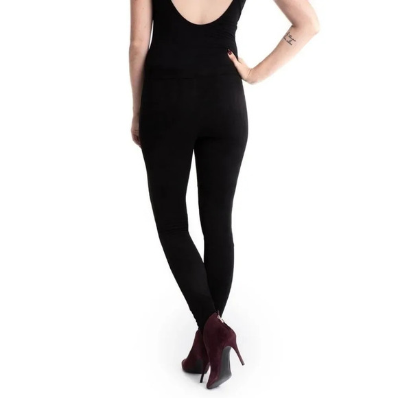 Lovan M Faux Suede Legging Small - Picture 6 of 7